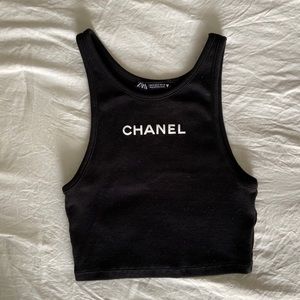 Chanel Cropped Tank Top